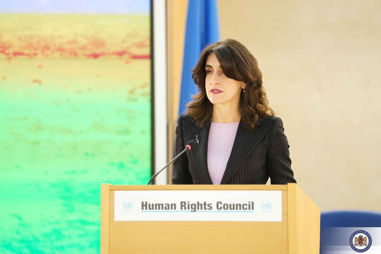 MAKA BOTCHORISHVILI DELIVERS SPEECH AT THE HIGH-LEVEL SEGMENT OF THE 58TH SESSION OF THE UN HUMAN RIGHTS COUNCIL