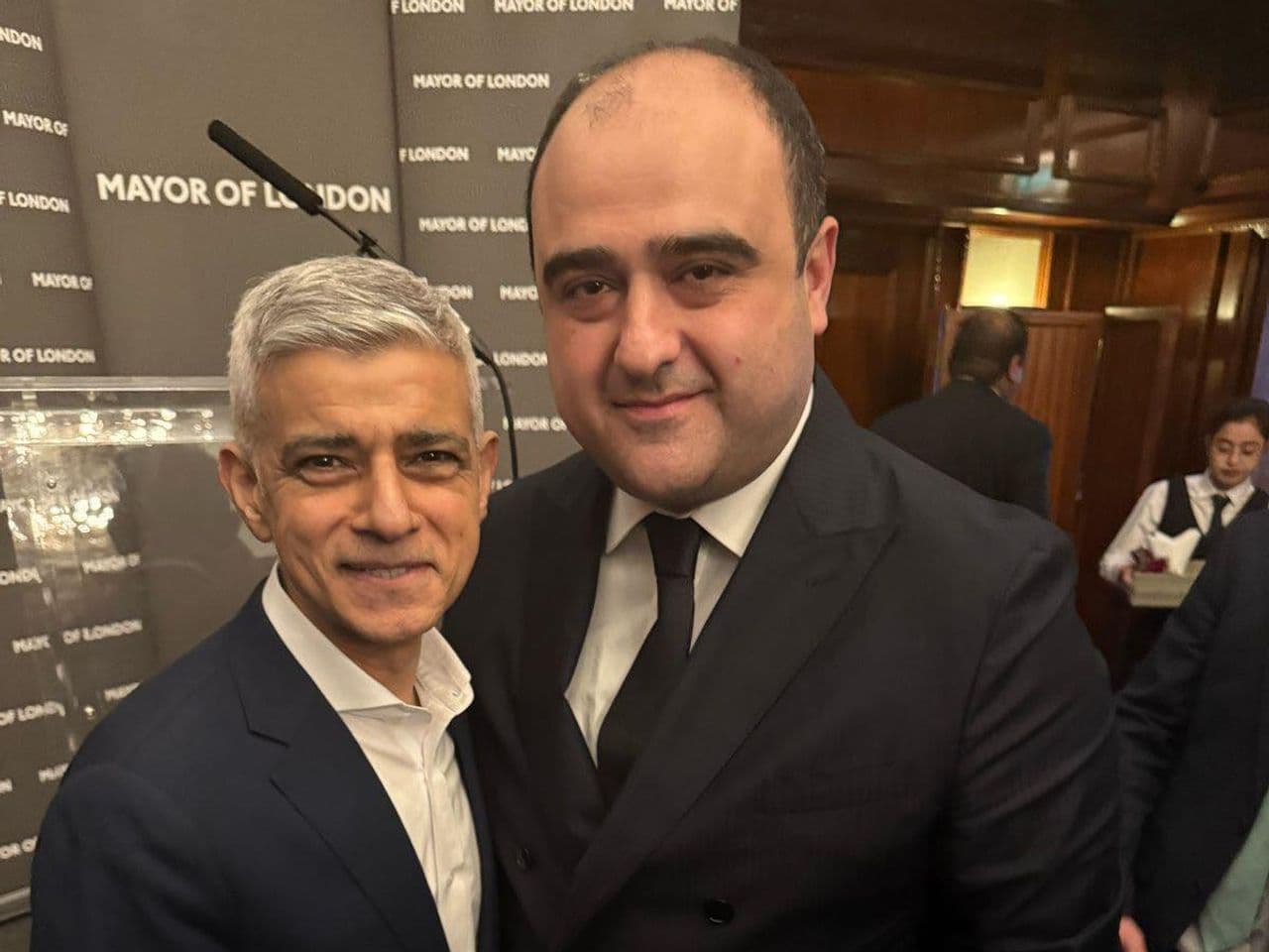 Chargé d’Affaires George Saganelidze, attended the International Diplomatic Reception, hosted by the Mayor of London, Sadiq Khan