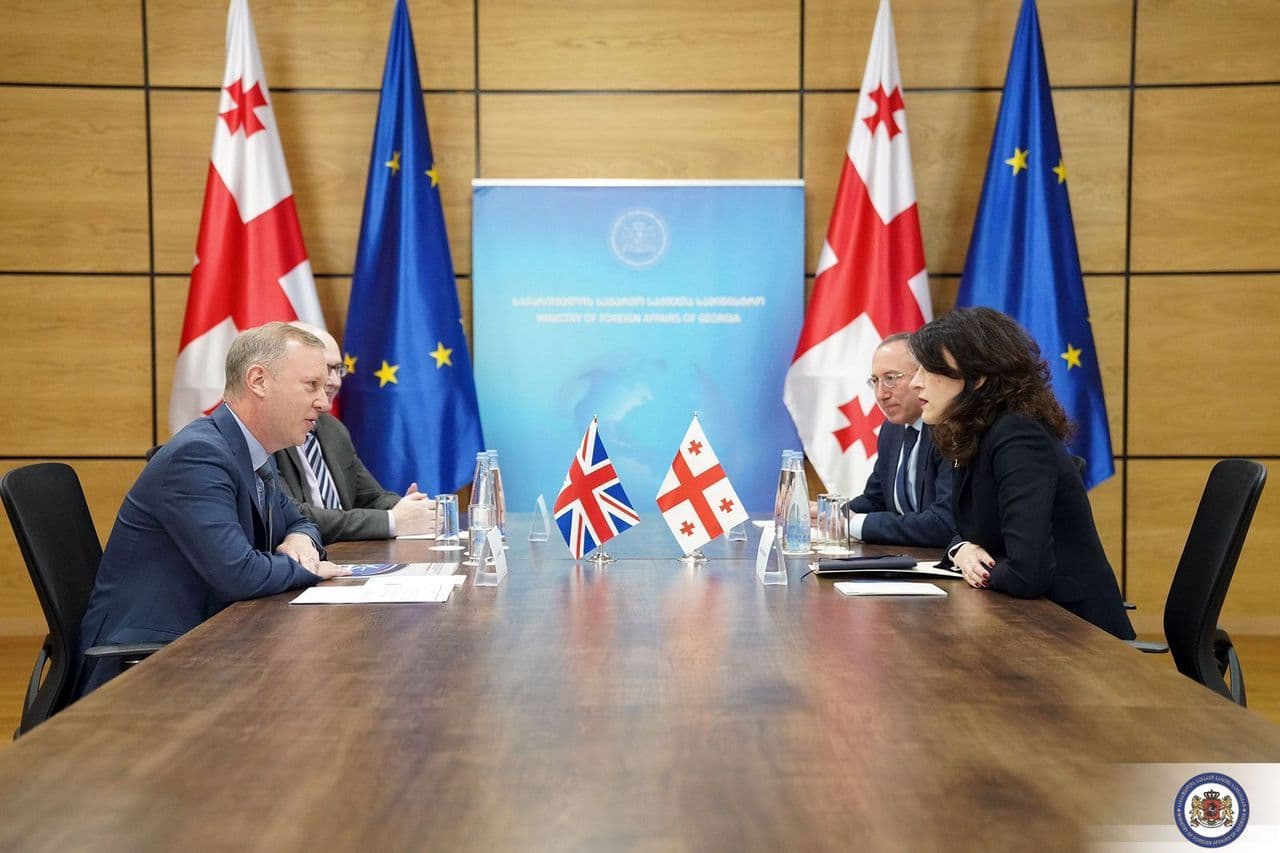 MAKA BOTCHORISHVILI HAS MET WITH THE UNITED KINGDOM’S AMBASSADOR TO GEORGIA, GARETH WARD